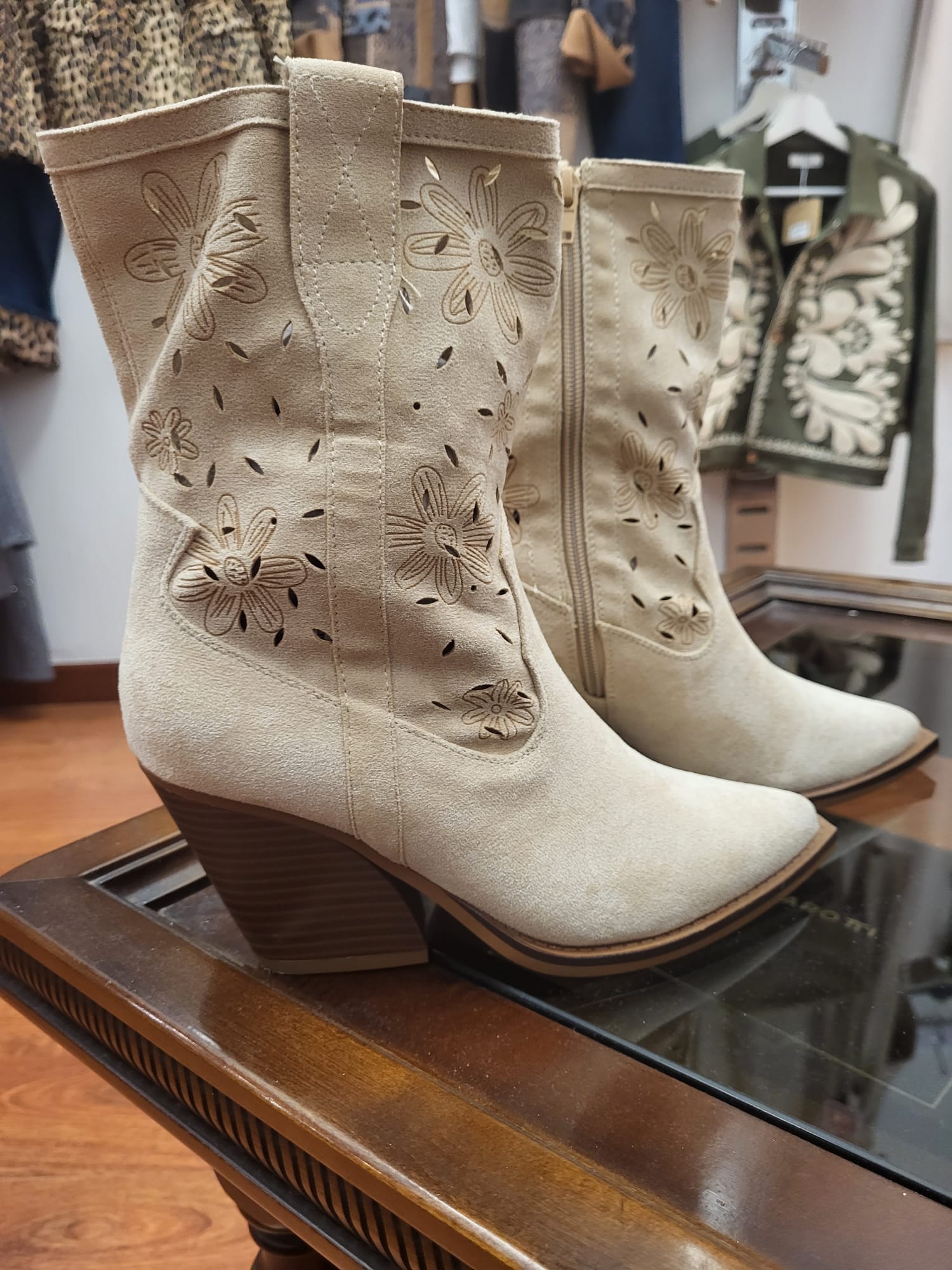 Botas beige